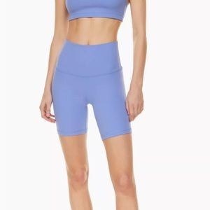 Purple Aritzia Butter Biker Short 7in